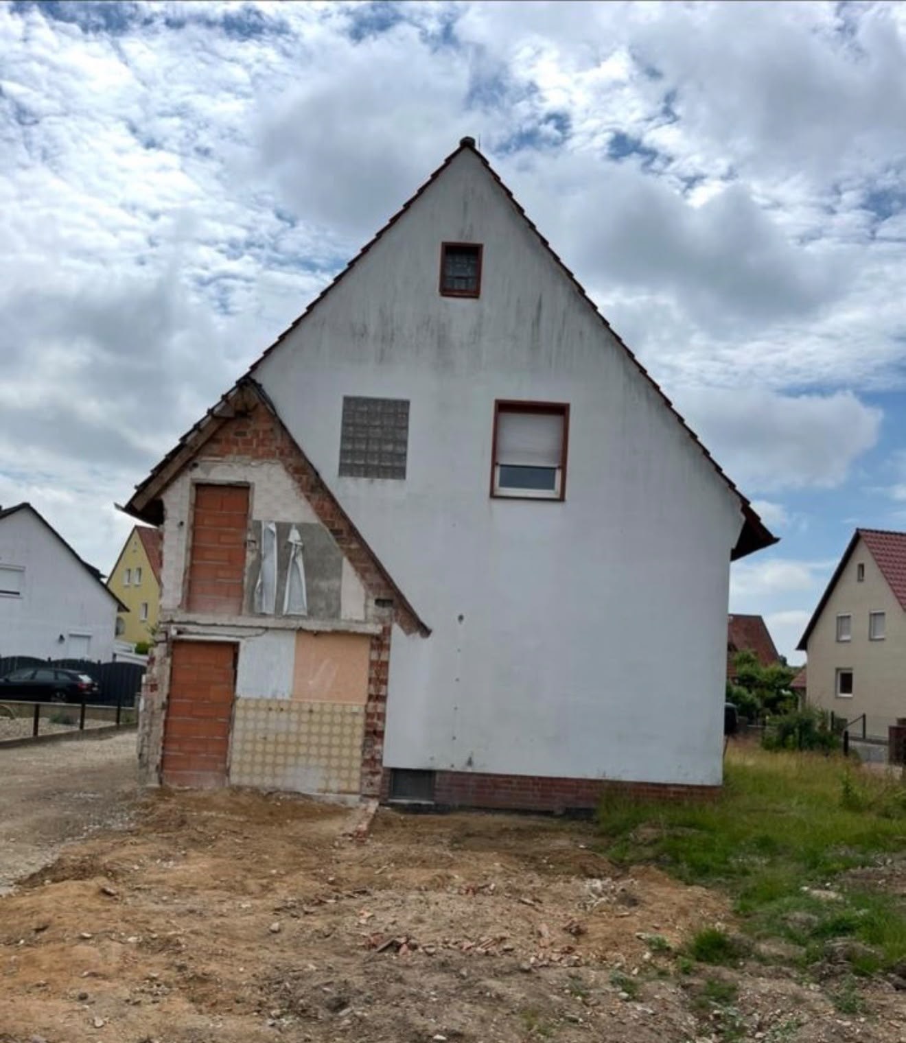 Haus im Bestand vor der Sanierung, vorher